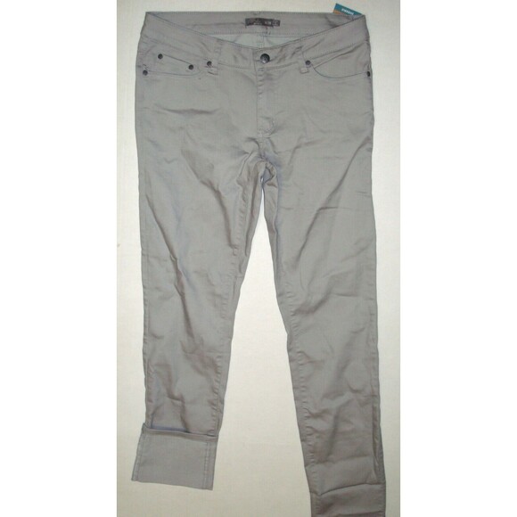 New NWT Womens 8 Prana Kara Jeans Silver Light Gray Stretch Organic Performan 29 - Picture 2 of 7